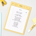 뮤니드 서브젝트 세로 라인 노트패드