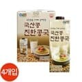 정식품 국산콩 진한 콩국 950ml x 4개