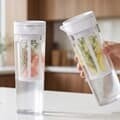 HICKIES 식약처인증 홈카페 슬림 인퓨저 사무실 티보틀 카페 물병 1100ml