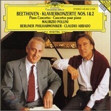 Beethoven : Piano Concerto No.1 & 2 : PolliniㆍAbbado