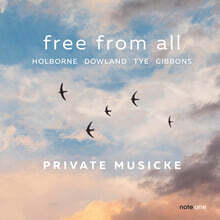 홀번, 다울런드, 타이, 기번스 등의 음악 (Free from All)