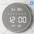 플라이토 블루투스 빅문 터닝 플랫 온습도 LED 벽시계 42cm / 포토사은품