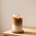 투명 캔 실루엣 내열 유리잔 400ml