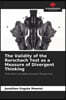 The Validity of the Rorschach Test as a Measure of Divergent Thinking