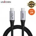 유니콘 40Gbps 8K지원 썬더볼트3/4/5 호환 1M/2M C타입 240W E-Marker칩 SLC-40G-1M