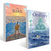 The Iliad: A Graphic Novel + The Odyssey: A Graphic Novel 세트