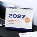 2027 기본 A4 탁상 달력 (회사 데스크 캘린더)