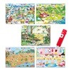 붙였다 떼었다 5종세트(탈것, 동물, 곤충, 공룡, 공주) + 레인온펜(RTR-4000BS, 32GB)