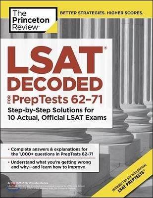 LSAT Decoded Prep Tests 62-71