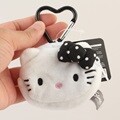 산리오 미니 파우치 블랙 도트(헬로키티)