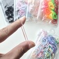안아픈 머리끈 머리고무줄 무매듭 미니 헤어밴드 여성 여름 컬러 색상 데일리 짱짱한 머리끈