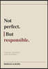 Not perfect. But responsible.