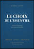 Le choix de l essentiel