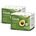 한예지 천연펼프 셰프키친타올 100매 6롤 2팩