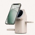 액센 A180 3in1 Qi2 터치센서 회전 초고속 무선 충전기