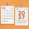 2027 기본 A3 벽걸이 달력 (스프링 캘린더)