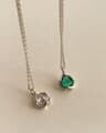 [925 Silver] Pyramid necklace A 06