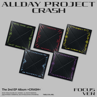 올데이프로젝트 (ALLDAY PROJECT) - The 2nd EP Album 'CRASH' [FOCUS ver.][5종 중 1종 랜덤발송]