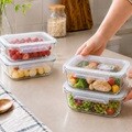 1+1 디유 내열유리 냉장고 정리 밀폐용기 반찬통 640ml