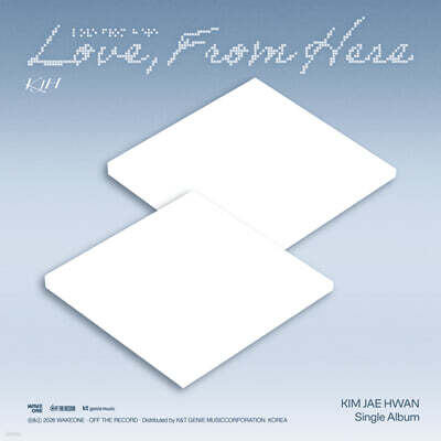 김재환 - 싱글앨범 : Love, From Here [2종 SET]