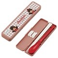 몬치치 소음방지 콤비세트 18cm/도시락 수저 젓가락 수저통