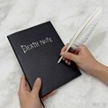 데스노트 굿즈 깃털펜 SET 공책 가죽 노트 커버 코스프레 할로윈 소품 쓸데없는 우정 선물