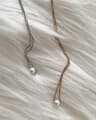[써지컬] Sea salt pearl Necklace N 105