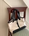 Belt book tote bag