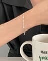 [925 silver] lover heart bracelet C 32
