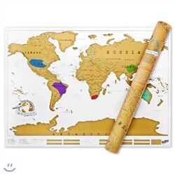 [원더스토어] 럭키스 스크래치 맵 세계지도 Scratch Map