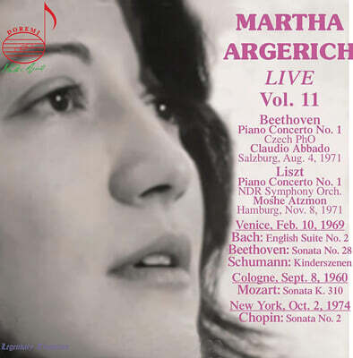 Martha Argerich 마르타 아르헤리치 라이브 녹음 11집 (Live Performances and Broadcasts Vol. 11)