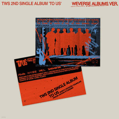 TWS (투어스) - 2nd Single Album 'TO US' [Weverse Albums ver.]