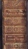 HOLY BIBLE (홀리바이블)( 외국영어원서 고서책) (고서)-PRONOUNGING PARALLEL BIBLE-책표지 옆면 책등이 상단이 가로약 7cm세로5cm가 벗겨졌음