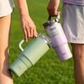 TYESO 이중진공  304 스텐 데일리 핸들 텀블러 일상 차량 900ml+750ml 세트