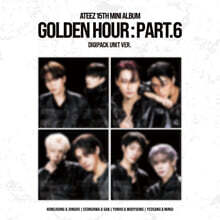 에이티즈 (ATEEZ) -  15TH MINI ALBUM [GOLDEN HOUR : Part.6][DIGIPACK UNIT VER.][4종 중 1종 랜덤발송]