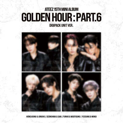 에이티즈 (ATEEZ) -  15TH MINI ALBUM [GOLDEN HOUR : Part.6][DIGIPACK UNIT VER.][4종 SET]