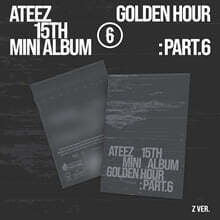 에이티즈 (ATEEZ) -  15TH MINI ALBUM [GOLDEN HOUR : Part.6][POCAALBUM][Z VER.]