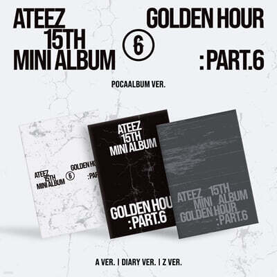 에이티즈 (ATEEZ) -  15TH MINI ALBUM [GOLDEN HOUR : Part.6][POCAALBUM][3종 SET]