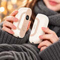 EIKER 대용량 파스텔 듀얼핸드워머 마그네틱 분리형 손난로 9000mAh