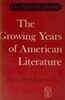 The Growing Years of American Literature