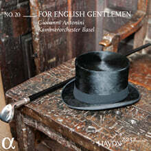 Giovanni Antonini 하이든 2032 프로젝트 20집 (Haydn 2032, Vol. 20 - For English Gentlemen)