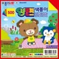 종이나라 500 양면색종이(신형) 1갑(30개)
