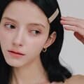제이로렌 큐빅 사각 포인트 헤어핀 H01628