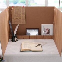 공부집중 책상 칸막이 (하단서랍형)