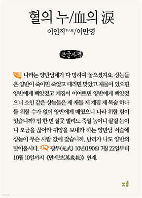 혈의 누 (큰글자책)