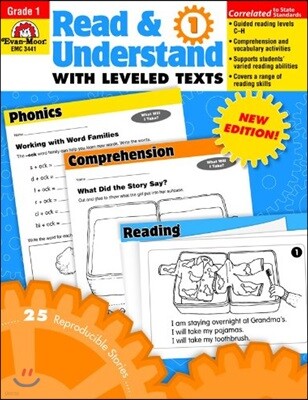 Read and Understand with Leveled Texts, Grade 1 Teacher Resource