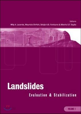 Landslides: Evaluation and Stabilization/Glissement de Terrain: Evaluation et Stabilisation, Set of 2 Volumes