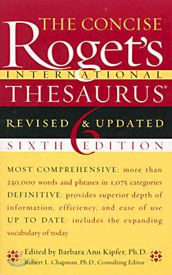 The Concise Roget&#39;s International Thesaurus