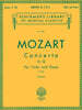 Mozart - Concerto No. 3 in G K.216 Violin and Piano Sheet Music Schirmer's Library of Musical Classics Vol. 1580 Classical Violin Solo with Piano Redu