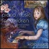 Klara Wurtz 어린이를 위한 피아노 소품집 (Piano Music For Children)